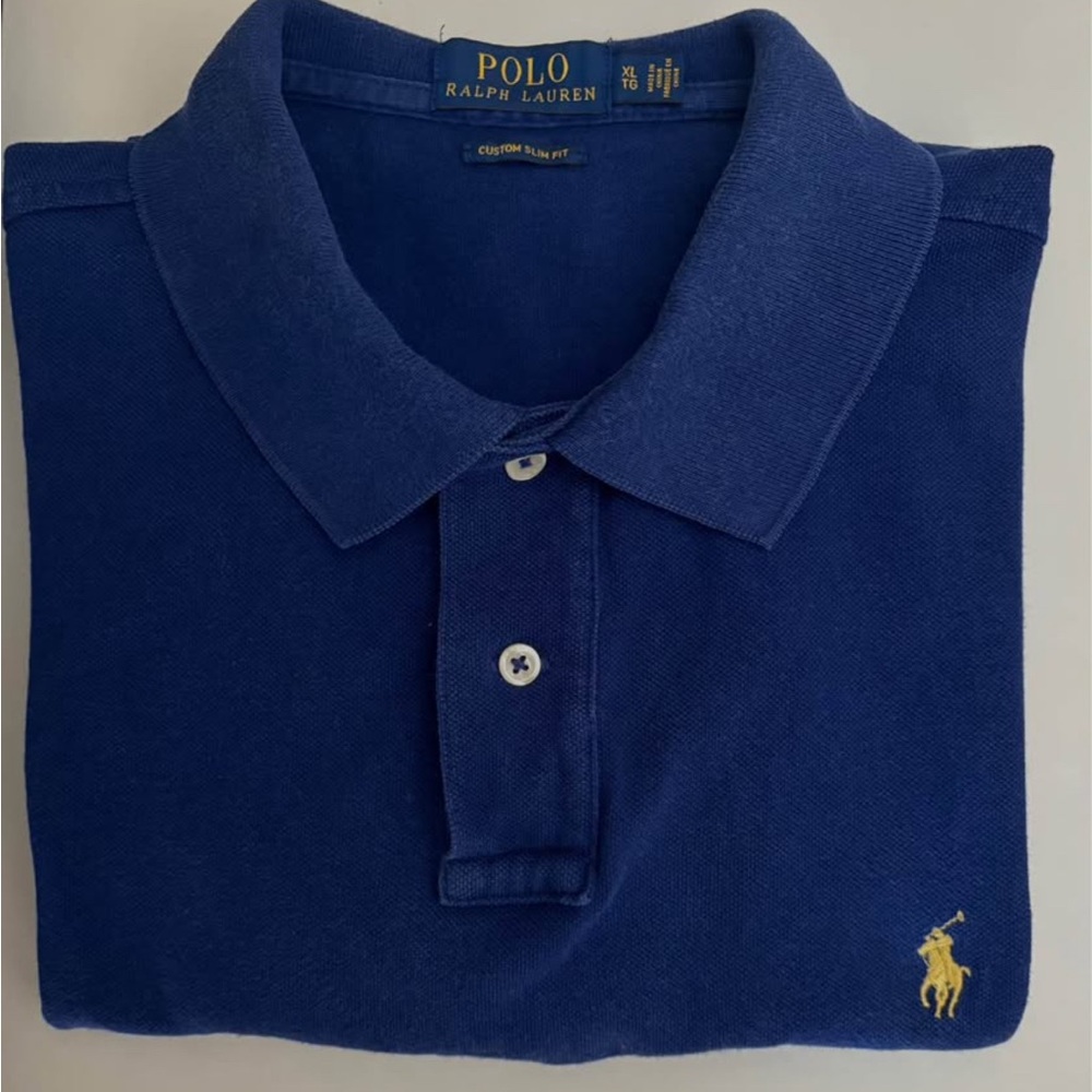 Ralph Lauren Men's Classic Blue Polo Shirt